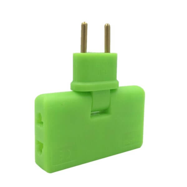 Mini-Adaptador de tomada 180 GRAUS