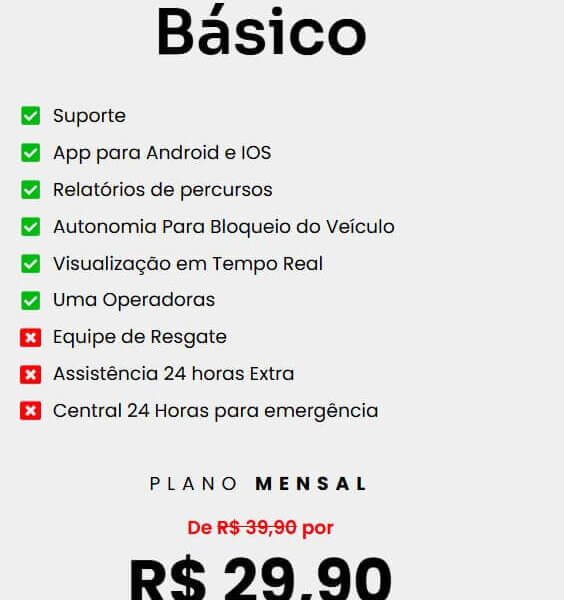 Plano Basico sem Bloqueio